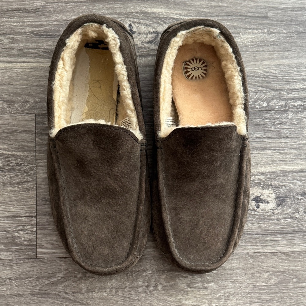 UGG Chocolate Suede Loafers